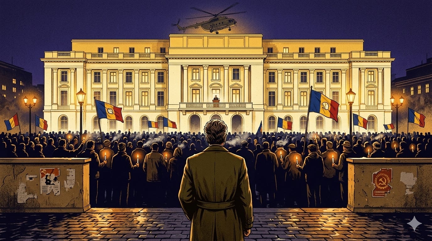 The Planet 🌎  - The Balcony Moment: What Ceaușescu's Last Speech Teaches Trump's America