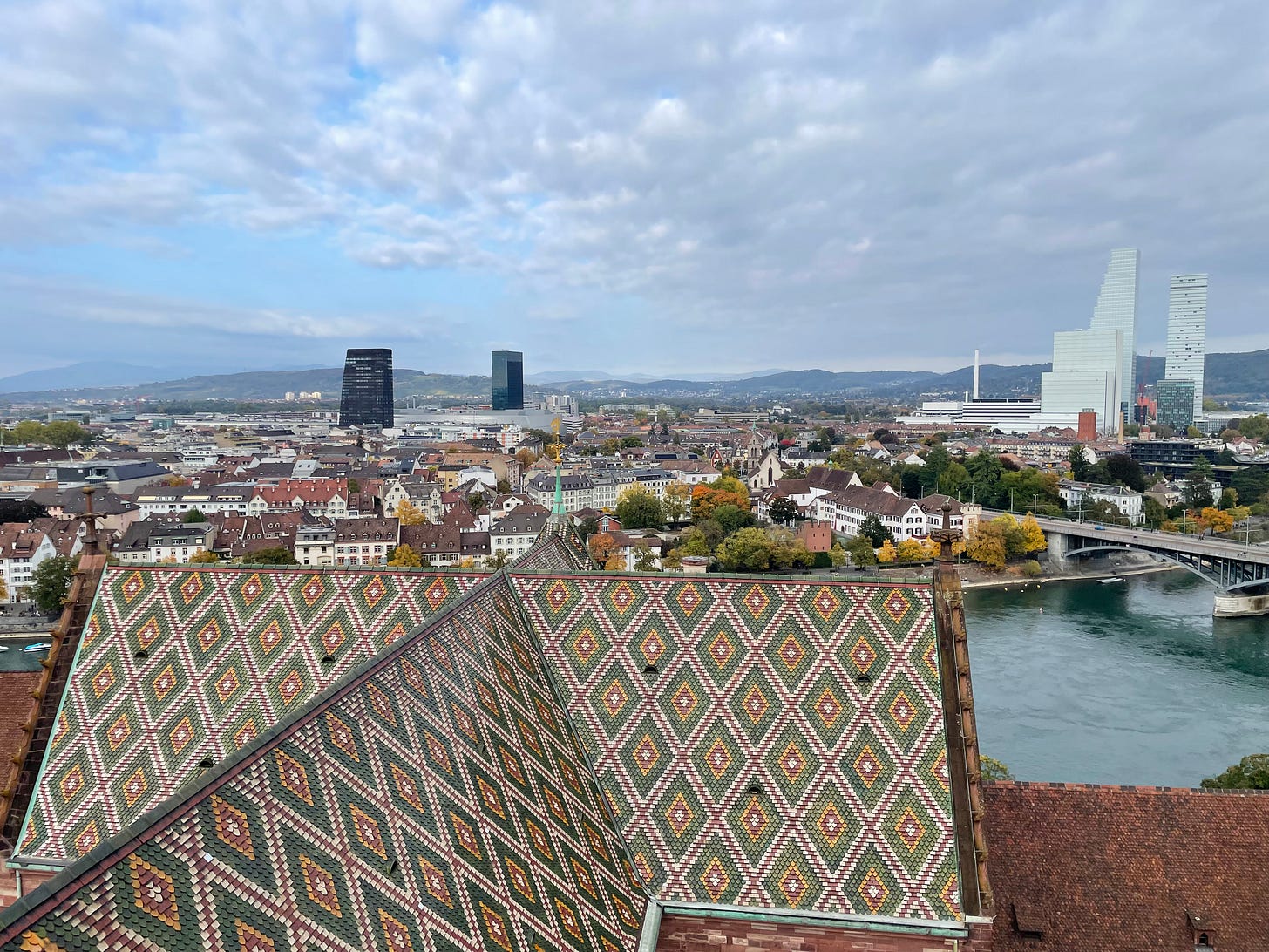 View of Kleinbasel from the Münster