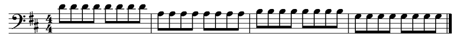 With Or Without You bassline musical simple With Or Without You bassline musical simple