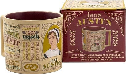 a mug with a picture of a woman's face on it