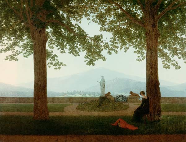 Terraza de jardín - Caspar David Friedrich