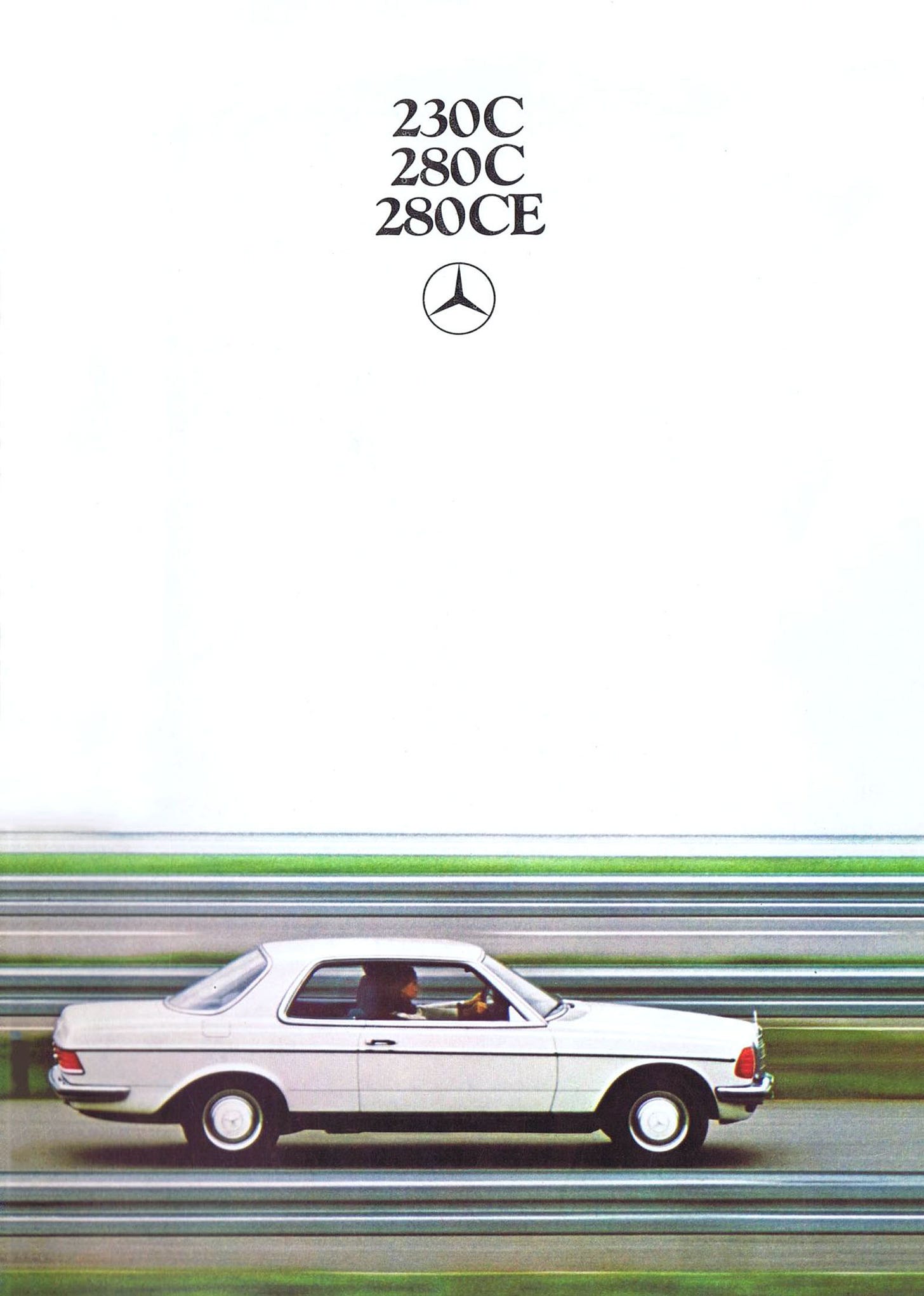 Mercedes W123 Coupe 1977 Brochure Cover Mercedes W123 Coupe 1977 Brochure Cover