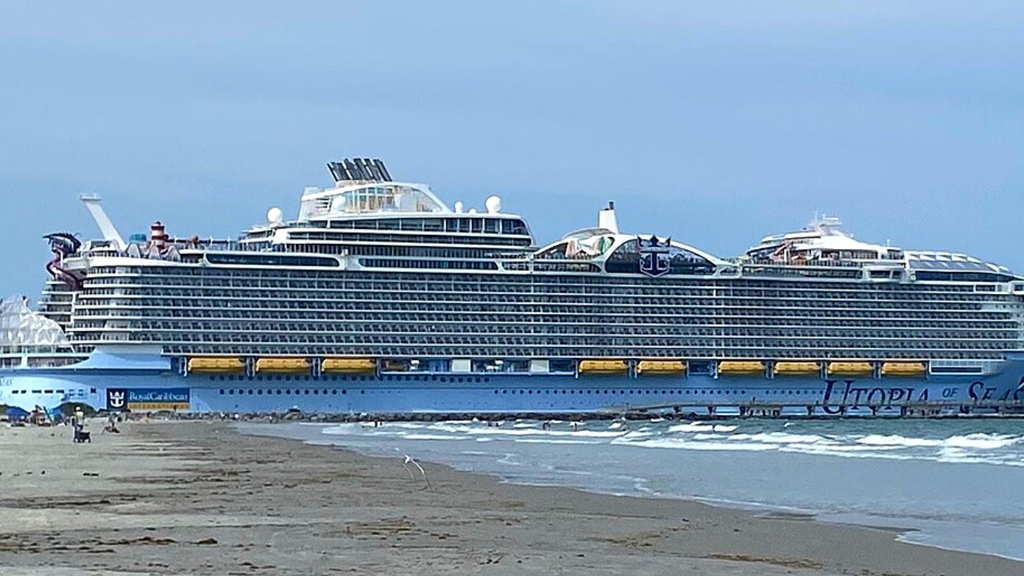 Royal Caribbean's Utopia of the Seas departs Port Canaveral, September 2026. Image: Jack Adamenko via Wikimedia Commons Royal Caribbean's Utopia of the Seas departs Port Canaveral, September 2026. Image: Jack Adamenko via Wikimedia Commons