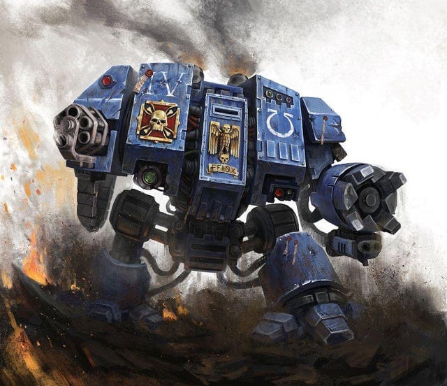 Can a regular human be put into a dreadnought? : r/Warhammer40k