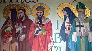 File:Saint Anthony of Padua Catholic Church (Dayton, Ohio) - mural detail, Sts. Therese of Lisieux, Francis of Assisi, Wenceslaus, Margaret Mary, & Francis de Sales.JPG File:Saint Anthony of Padua Catholic Church (Dayton, Ohio) - mural detail, Sts. Therese of Lisieux, Francis of Assisi, Wenceslaus, Margaret Mary, & Francis de Sales.JPG