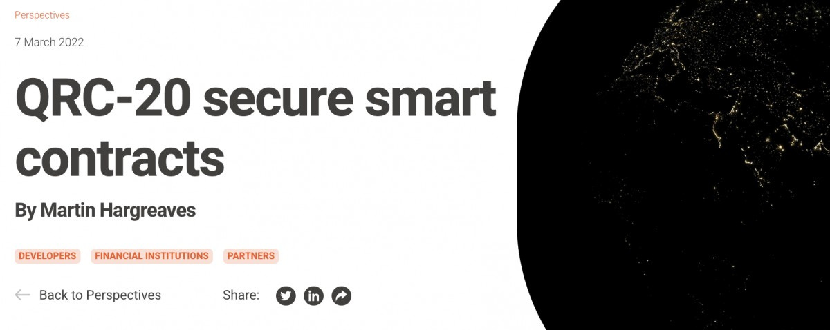 <a href="https://quant.network/perspectives/qrc20-secure-smart-contracts/">https://quant.network/perspectives/qrc20-secure-smart-contracts/</a>