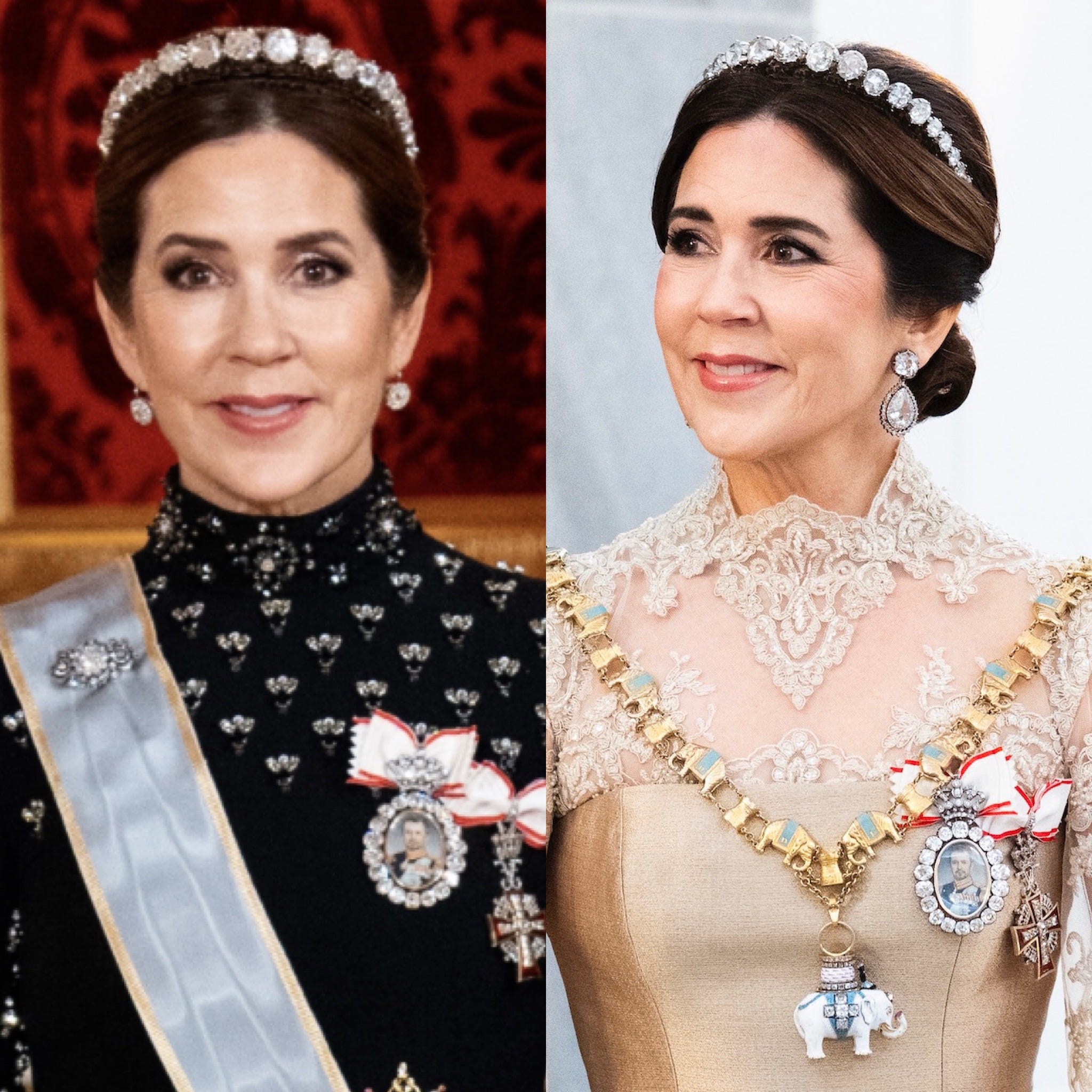 Queen Mary's Rose-Cut Diamond Bandeau Tiara