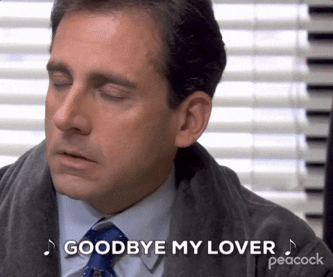 goodbye my lover the office meme
