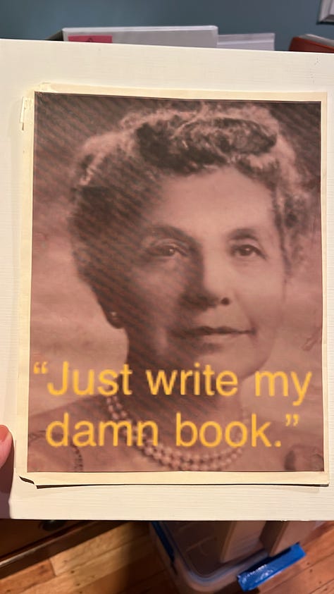 Author and memoir-writing coach Christine Wolf with friends and colleagues at the launch of her new book.
