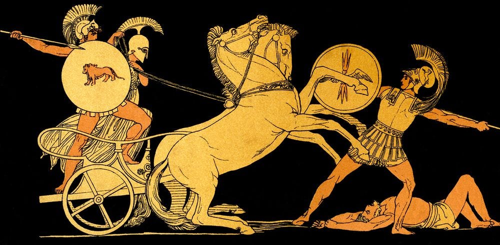 Diomedes wounds Ares Diomedes wounds Ares