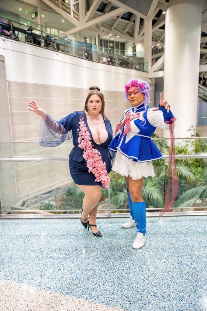 Cosplayers at LA Comic Con bring X-Men's Hellfire Gala to life