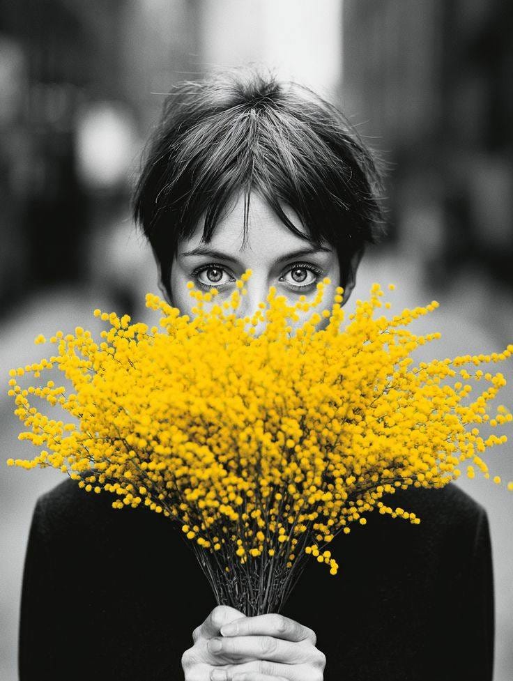 May be a black-and-white image of baby's-breath