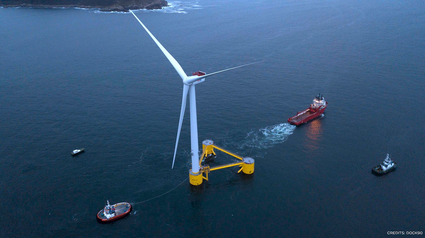 Windfloat Atlantic comienza la instalación del primer parque eólico  flotante | EDP Renováveis