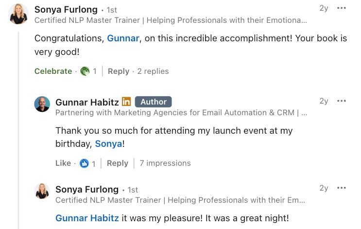 How to use LinkedIn as Book Author