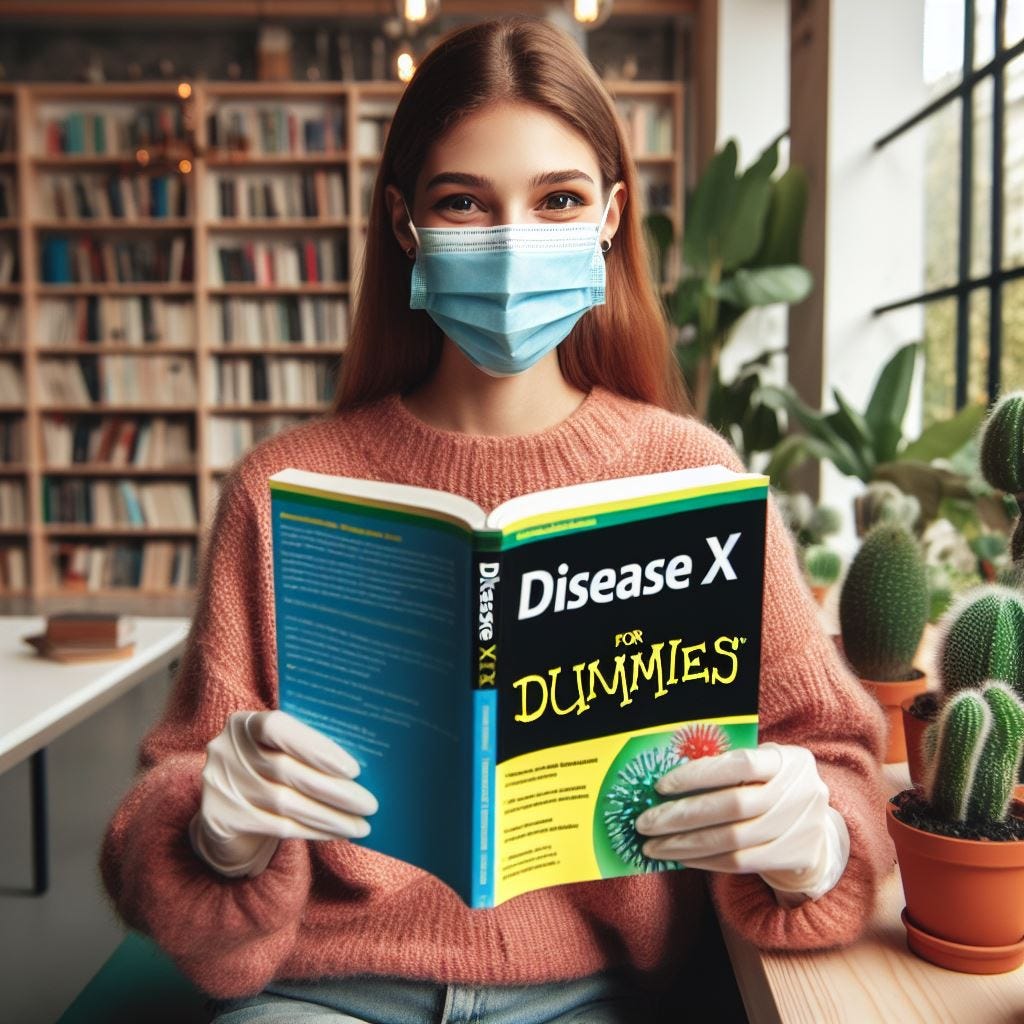 A picture for an article about disease X and why you should not be afraid