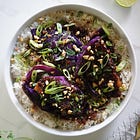 Charred Red Cabbage & Gochujang Miso Butter