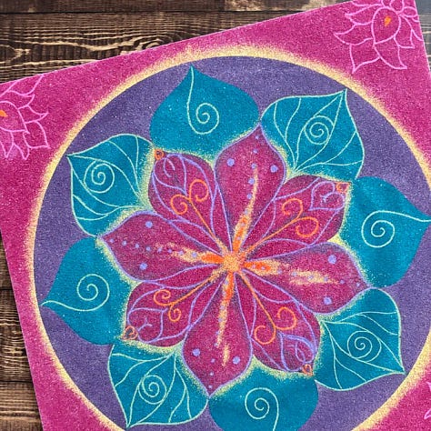 sand art mandalas
