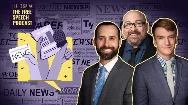 So to Speak: ‘Shouting fire,’ deepfake laws, tenured professors, and mask bans So to Speak: ‘Shouting fire,’ deepfake laws, tenured professors, and mask bans