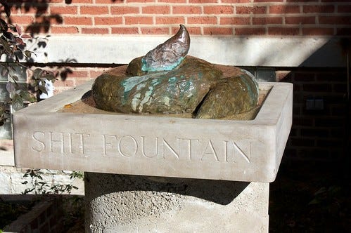 shit fountain shit fountain