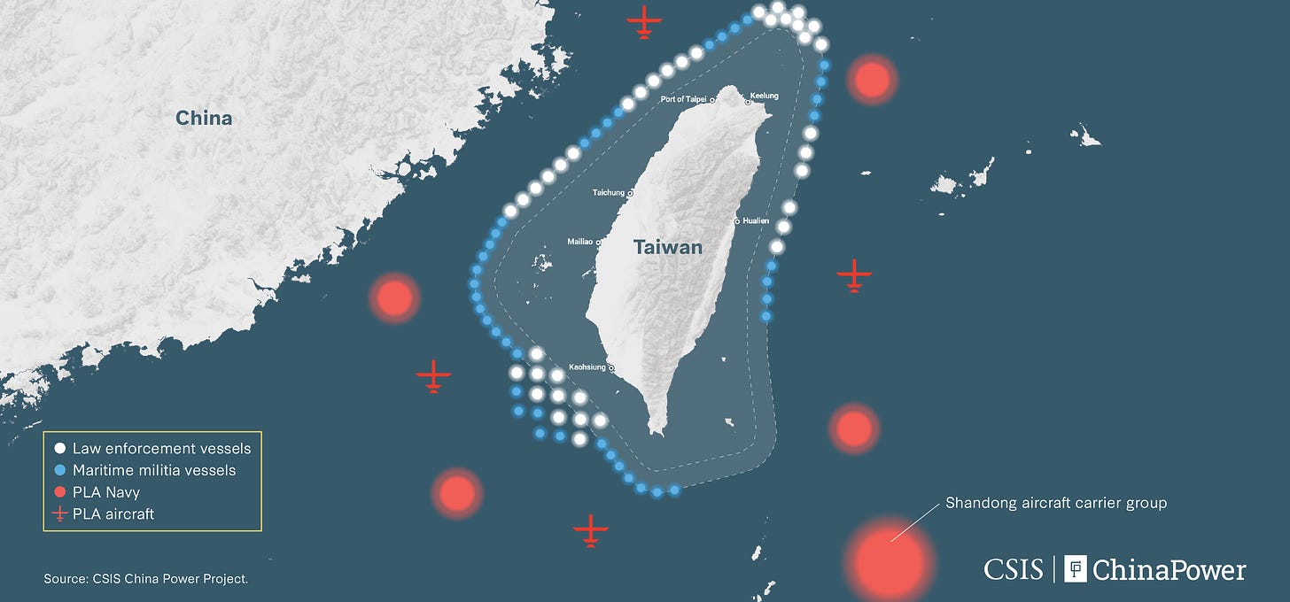 How China Could Quarantine Taiwan: Mapping Out Two Possible Scenarios