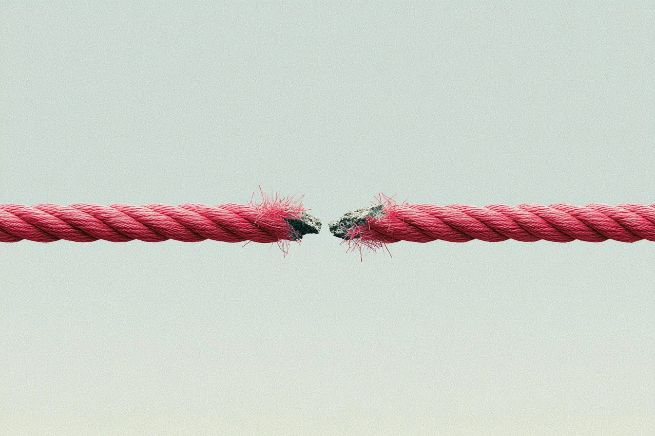 illustration of a fraying rope