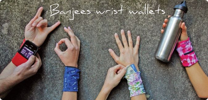 Sprigs Wrist Wallet Anti-Theft Gear Sprigs Wrist Wallet Anti-Theft Gear