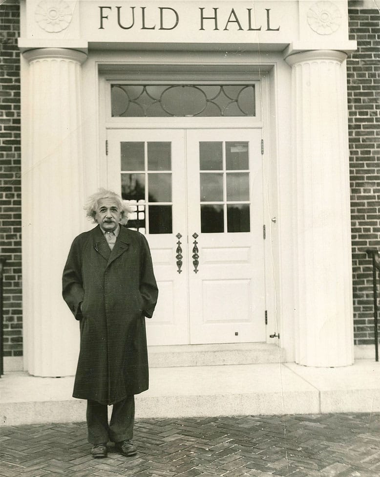 Albert Einstein at the Institute for Advanced Study in Princeton