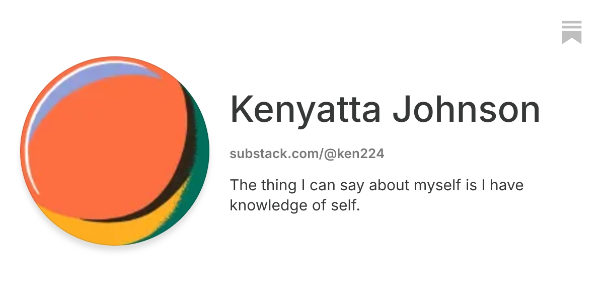 Kenyatta Johnson | Substack