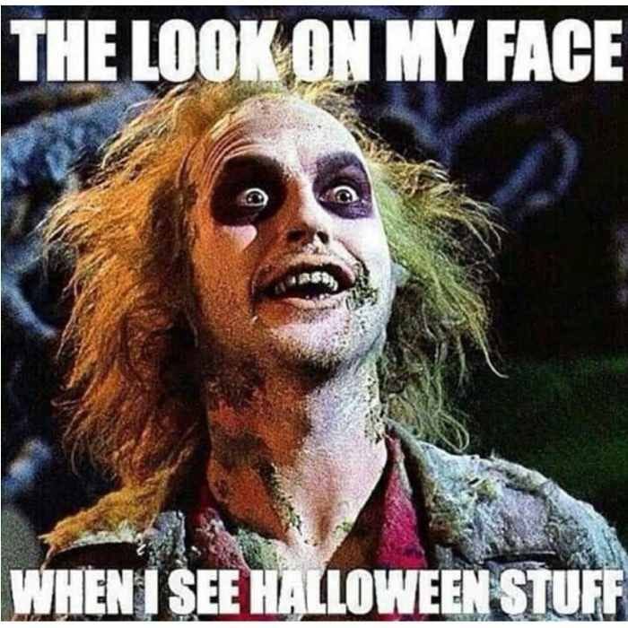 look on my face when i see halloween meme