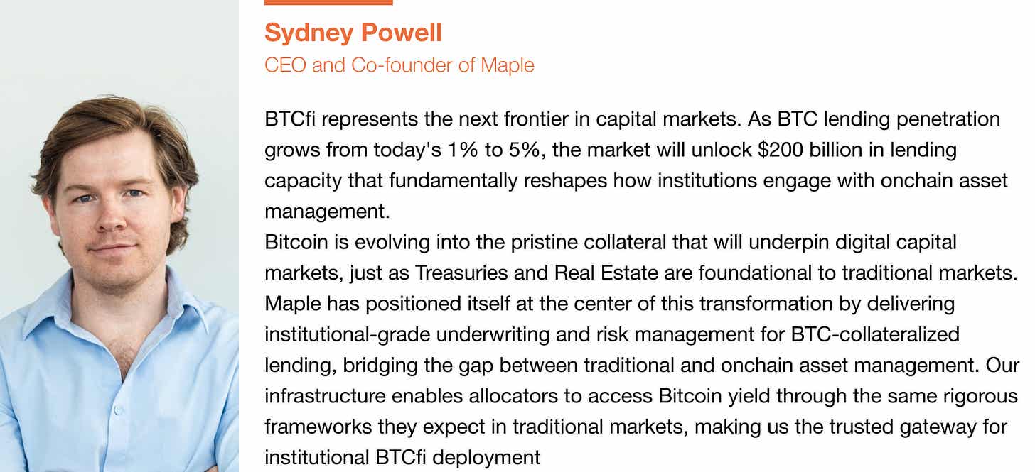 Sydney Powell Maple Finance