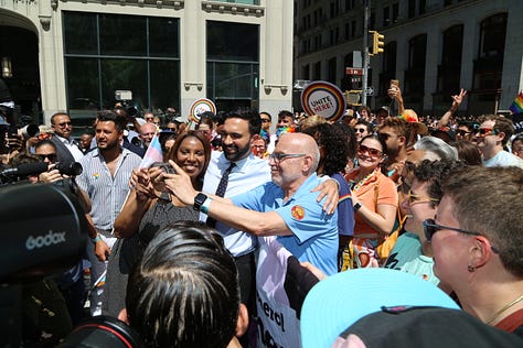 The candidate of the moment at the 2025 Pride March