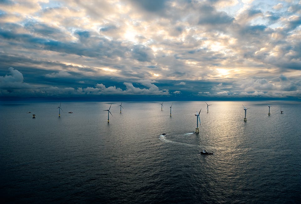 Taipower’s offshore wind farm. (MOEA photo)