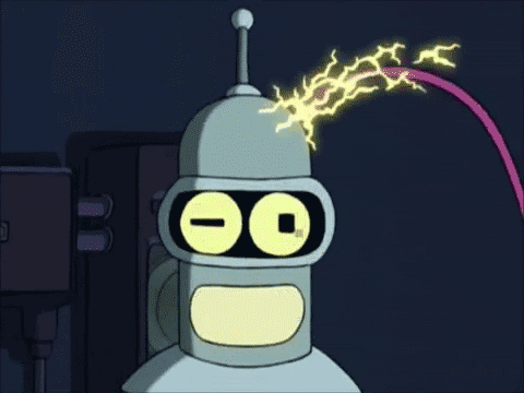 Futurama GIF - Find & Share on GIPHY | Futurama bender pfp, Bender face,  Cute robot