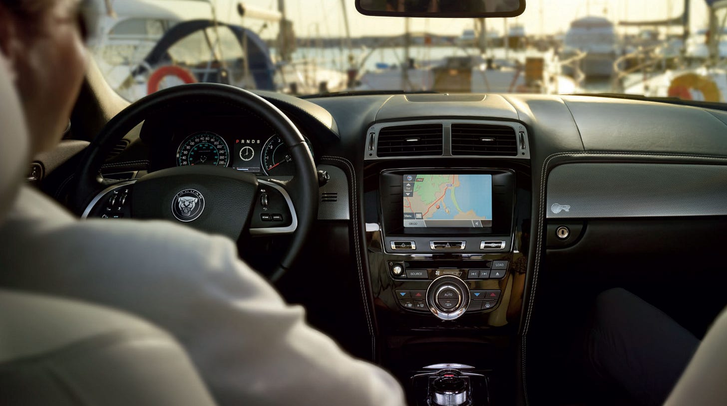 Jaguar XK 2013 brochure dashboard interior