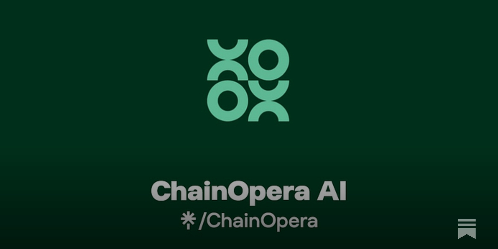 With ChainOpera AI: Returning AI Ownership to the Community