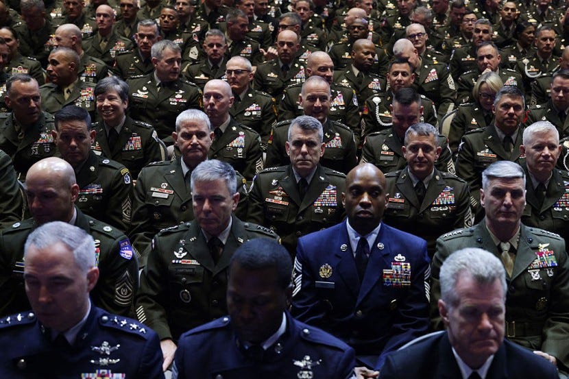 Trump and Hegseth Address U.S. Military Leaders at Quantico: "Fat ...
