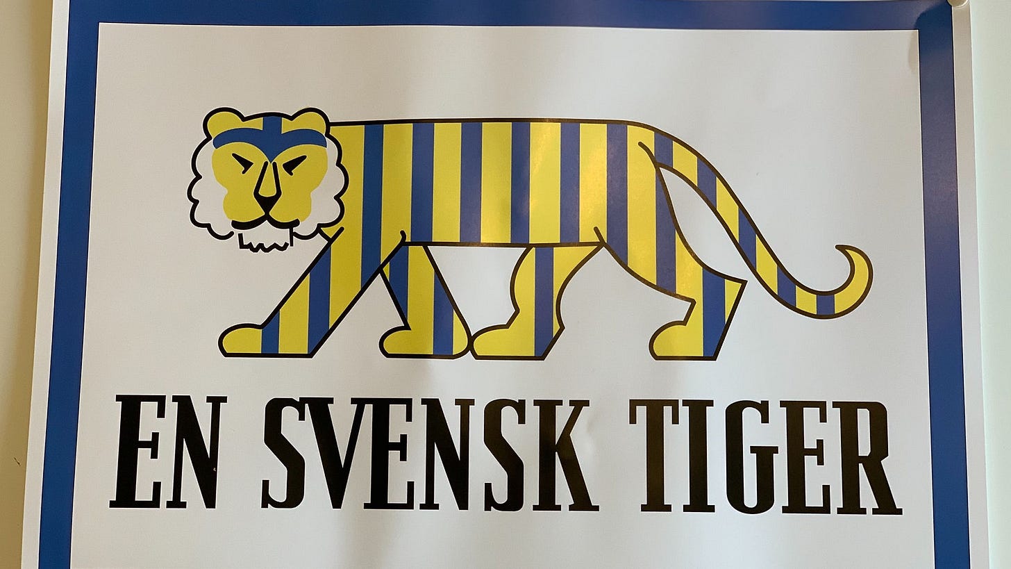 Affisch A3 "En Svensk Tiger" 420x297 mm