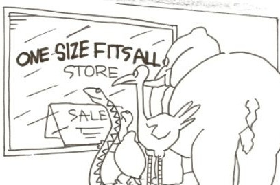 One of the biggest lies ever – One Size Fits All One of the biggest lies ever – One Size Fits All