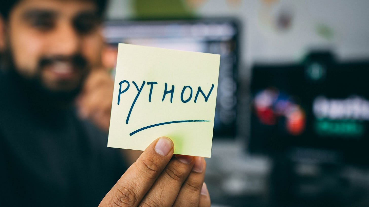 We love Python