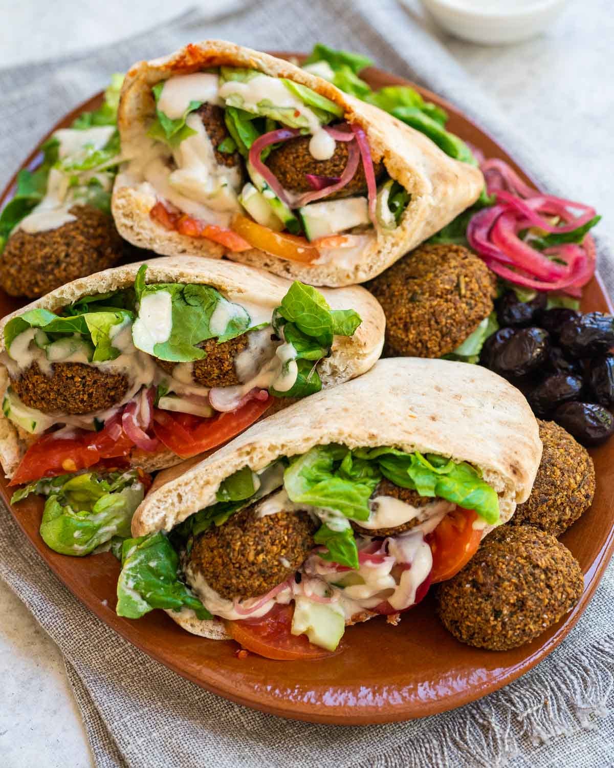 Falafel Pita Sandwich