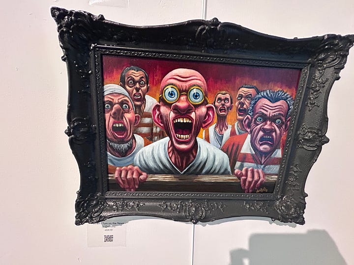 FOR SALE: Part of the Art BRUT Exhibition, June 2025 at Swindon Art Museum.