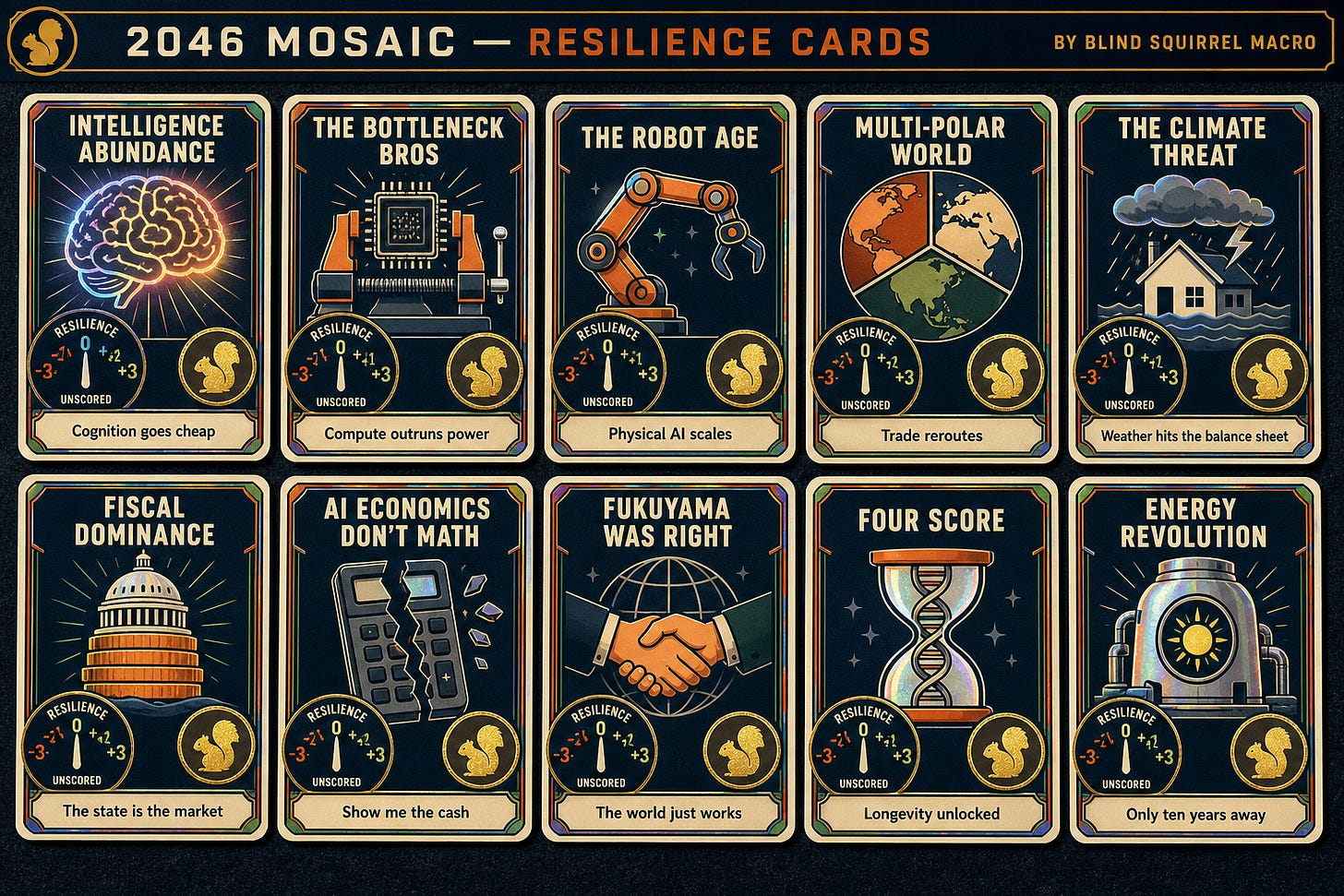 Mockup 2: "2046 Mosaic" resilience trading cards