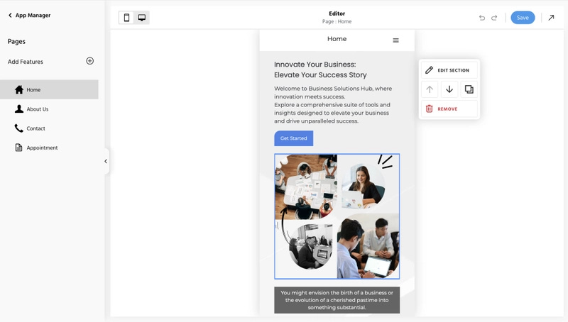 free AI tools to build mobile app - Appypie