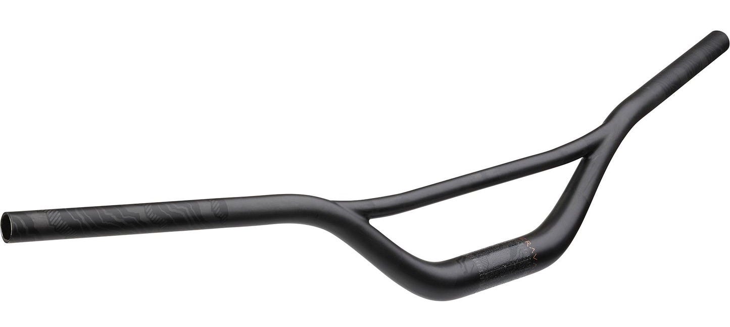 Teravail Moonstone Carbon Riser Bar three-quarter front view on white background