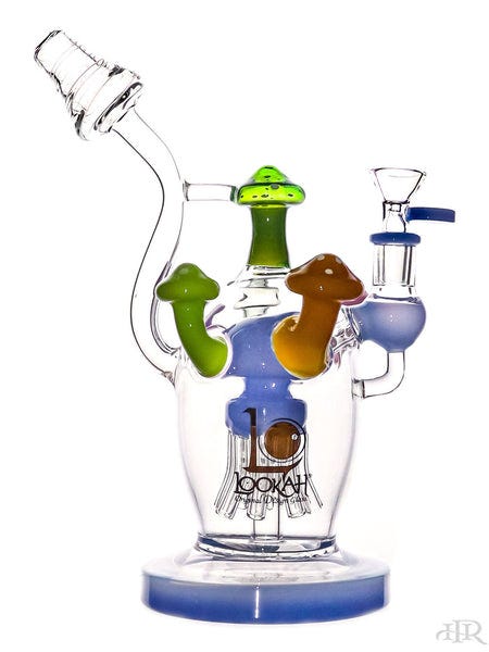 Lookah Glass - Jellyfish Perc Mushroom Dab Rig (11") – HRS