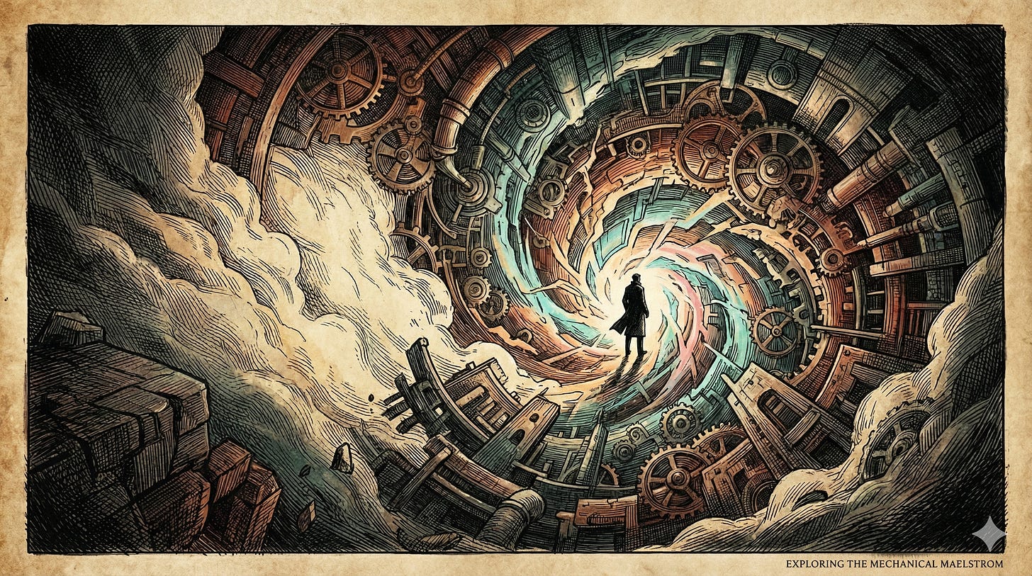 AI and human collaboration workflow showing bottleneck concept in creative work