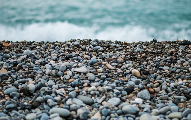 Rocks on the beach Rocks on the beach