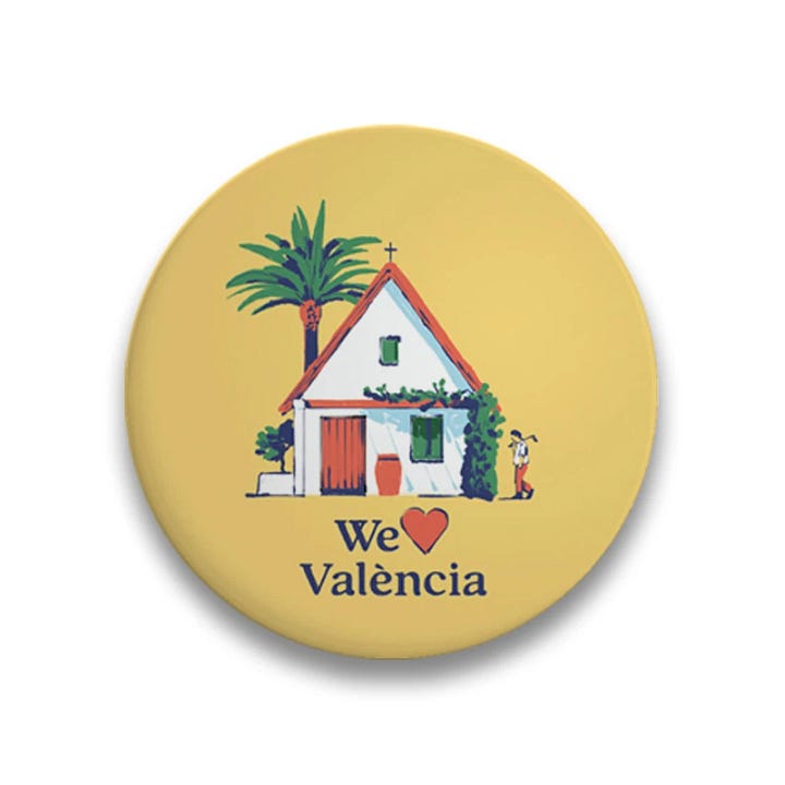 Cuatro imanes recuerdo de Valencia