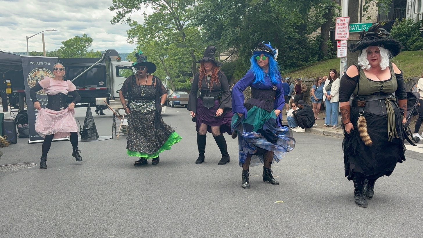 a cabal of dancing witches