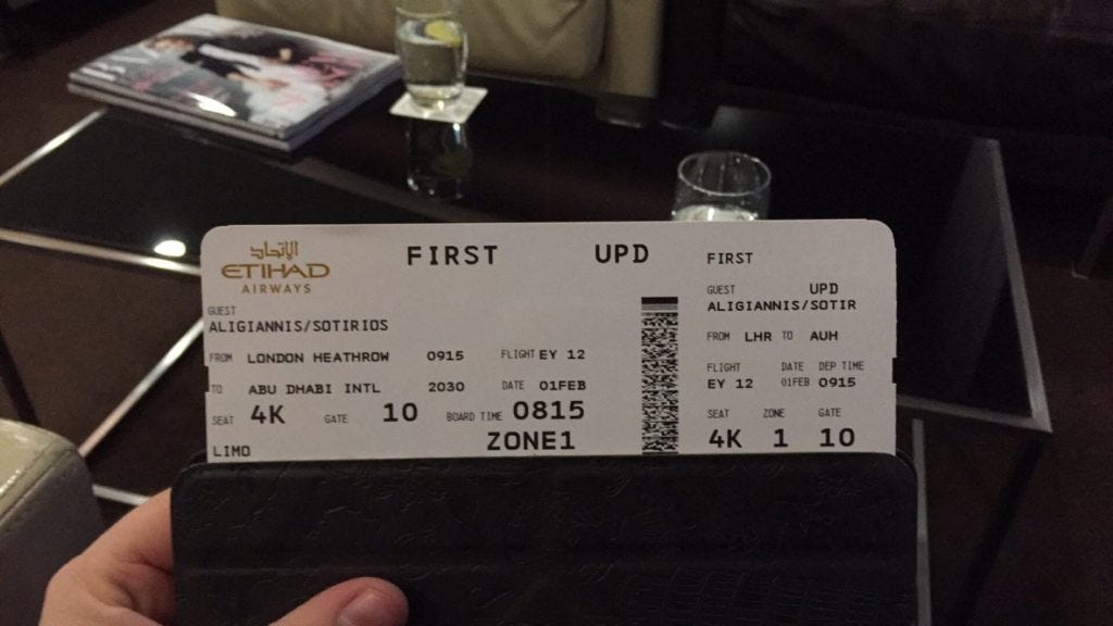 Etihad A380 The Appartment Review